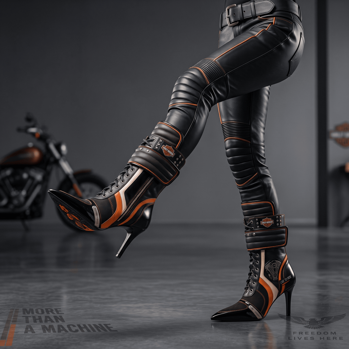 Premium HLDV Leather Boots TNSM